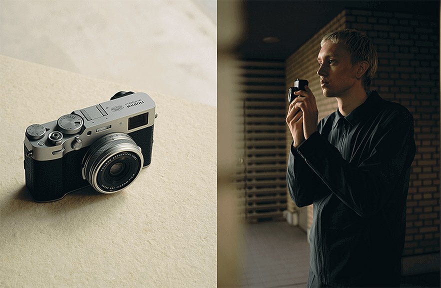 Handmade leather camera strap for Fujifilm X100VI