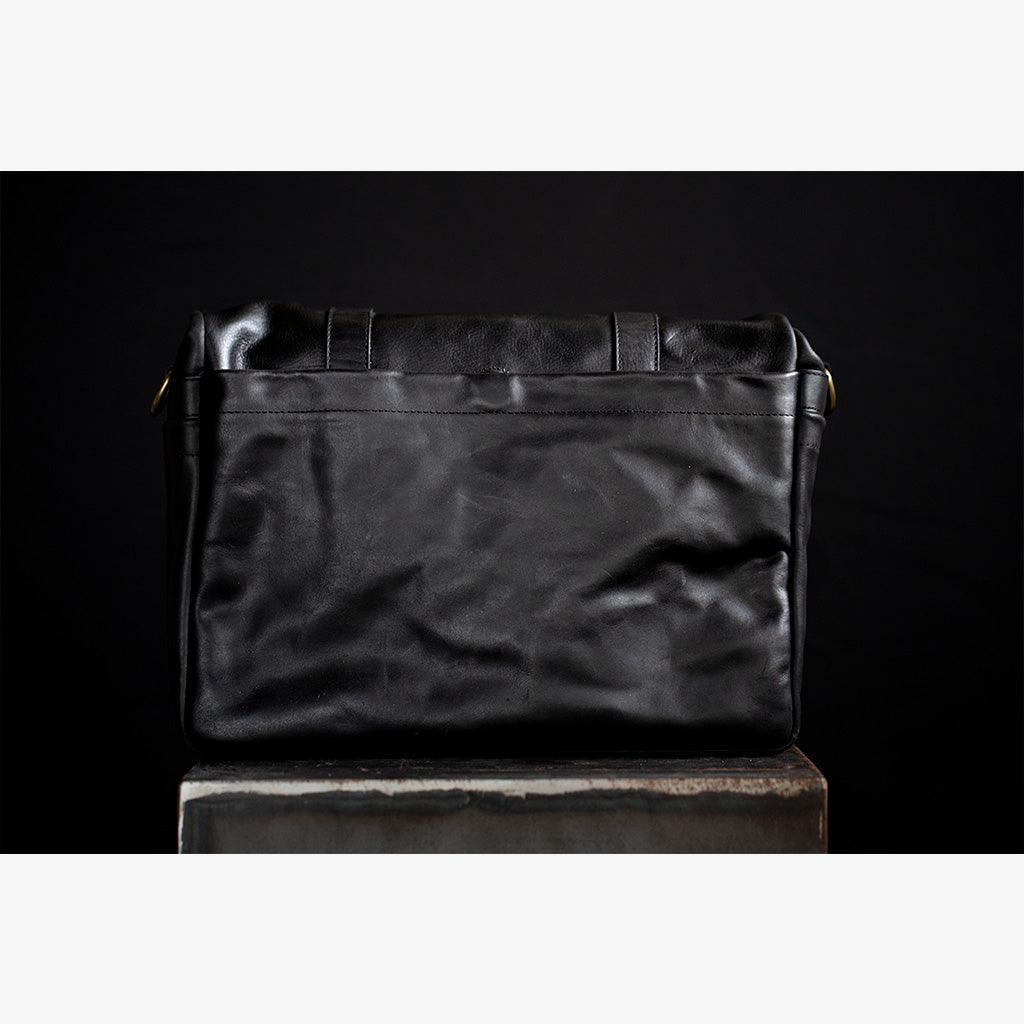 Roma Black Leather Camera Bag - Handmade Bronkey Premium Goods ®