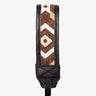 Limited Edition - Jaipur #116 - Fabric & Leather camera strap - Handmade Bronkey Premium Goods ®