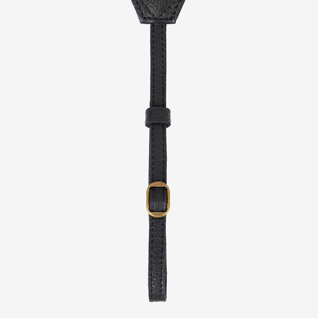 Jaipur #106 - Fabric & Leather camera strap - Handmade Bronkey Premium Goods ®