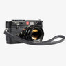 Tokyo #204 - Black & Black leather camera strap - Handmade Bronkey Premium Goods ®