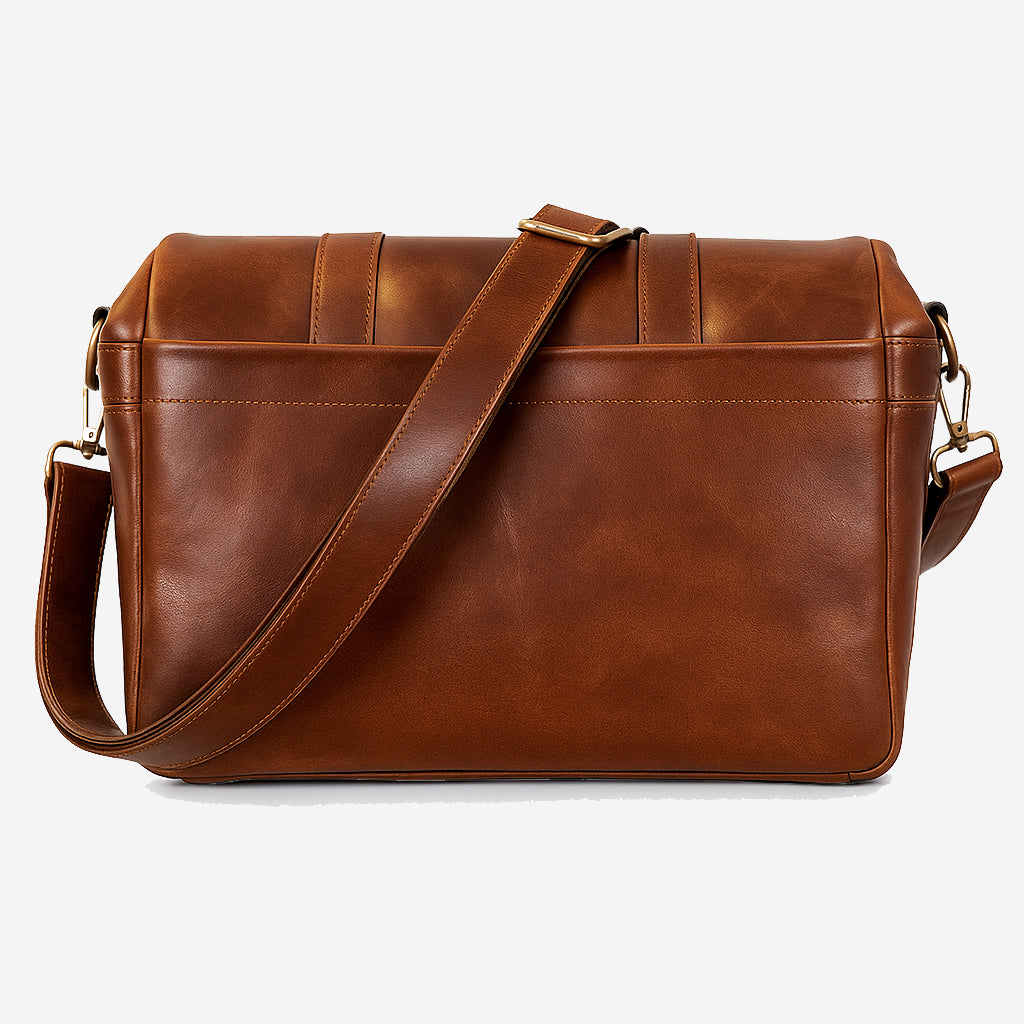 Bolso cámara Roma de cuero negro