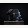 Berlin Black Waxed Canvas Camera Bag - Handmade Bronkey Premium Goods ®