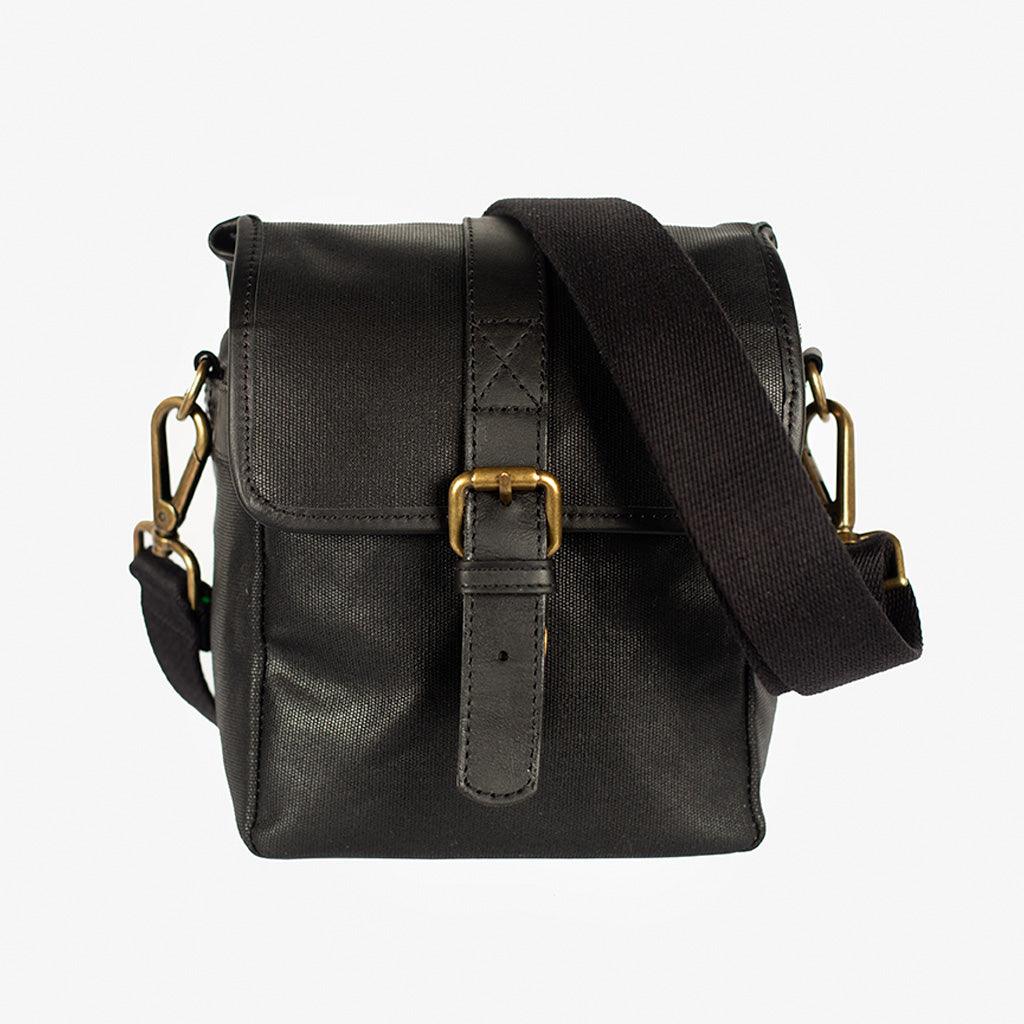 Limited Edition - Berlin Black Waxed Canvas Camera Bag - Handmade Bronkey Premium Goods ®