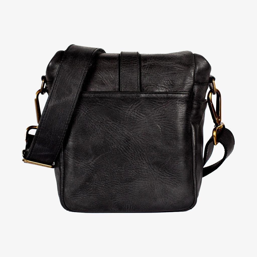 Berlin Black Leather Camera Bag - Handmade Bronkey Premium Goods ®