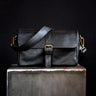 París Black Leather Camera Bag - Handmade Bronkey Premium Goods ®