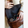 París Cognac Leather Camera Bag - Handmade Bronkey Premium Goods ®