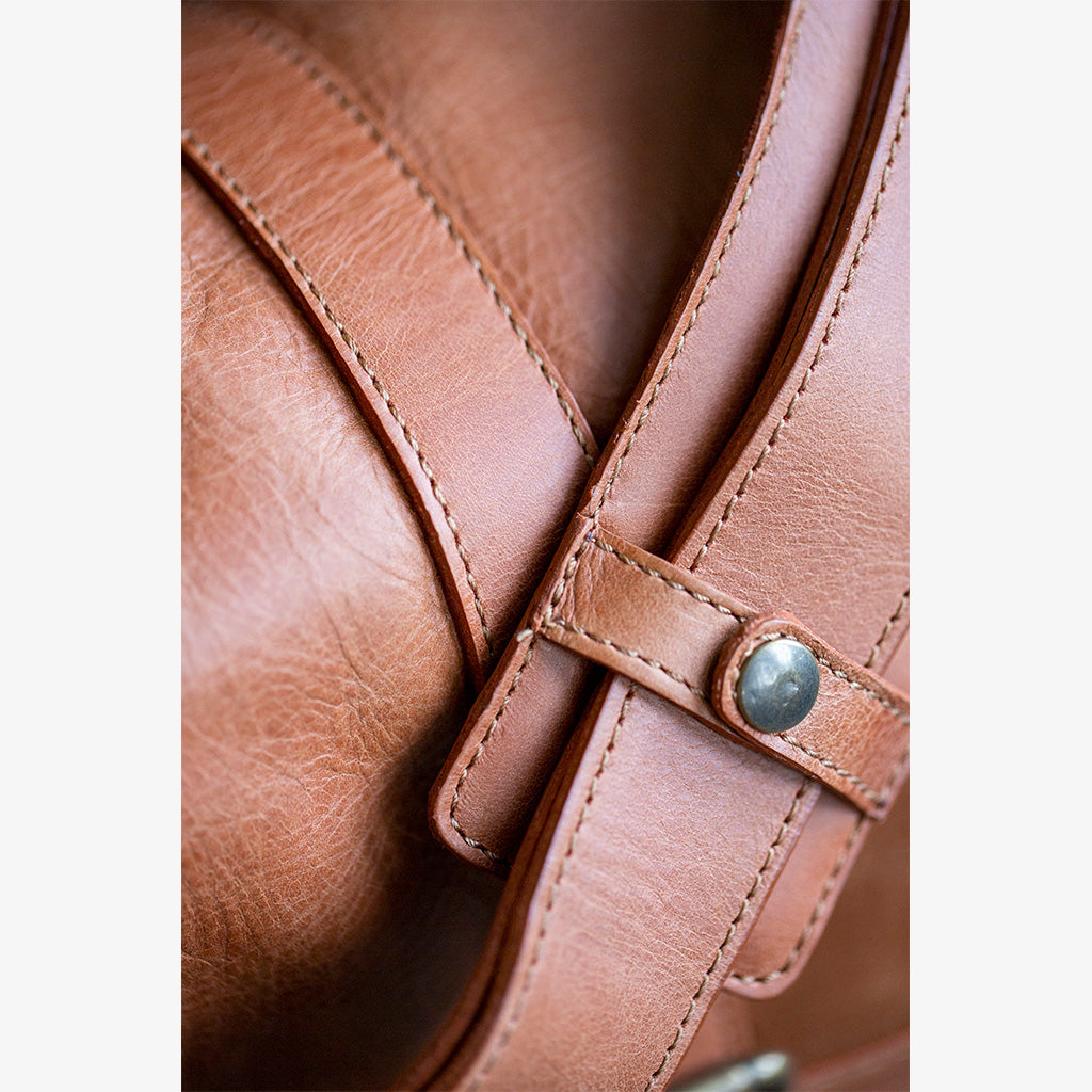 Roma Tanned Leather Camera Bag