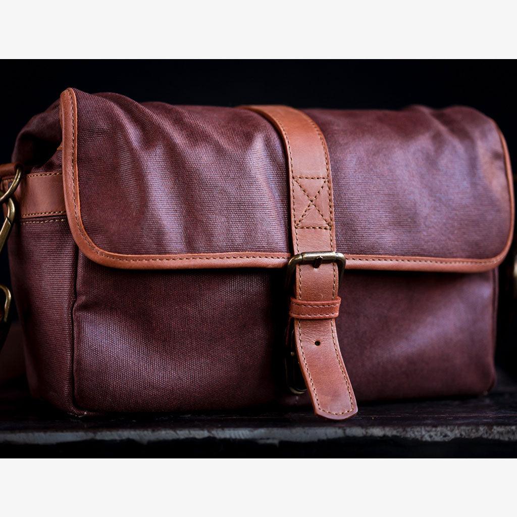 París Coffee Waxed Canvas Camera Bag - Handmade Bronkey Premium Goods ®