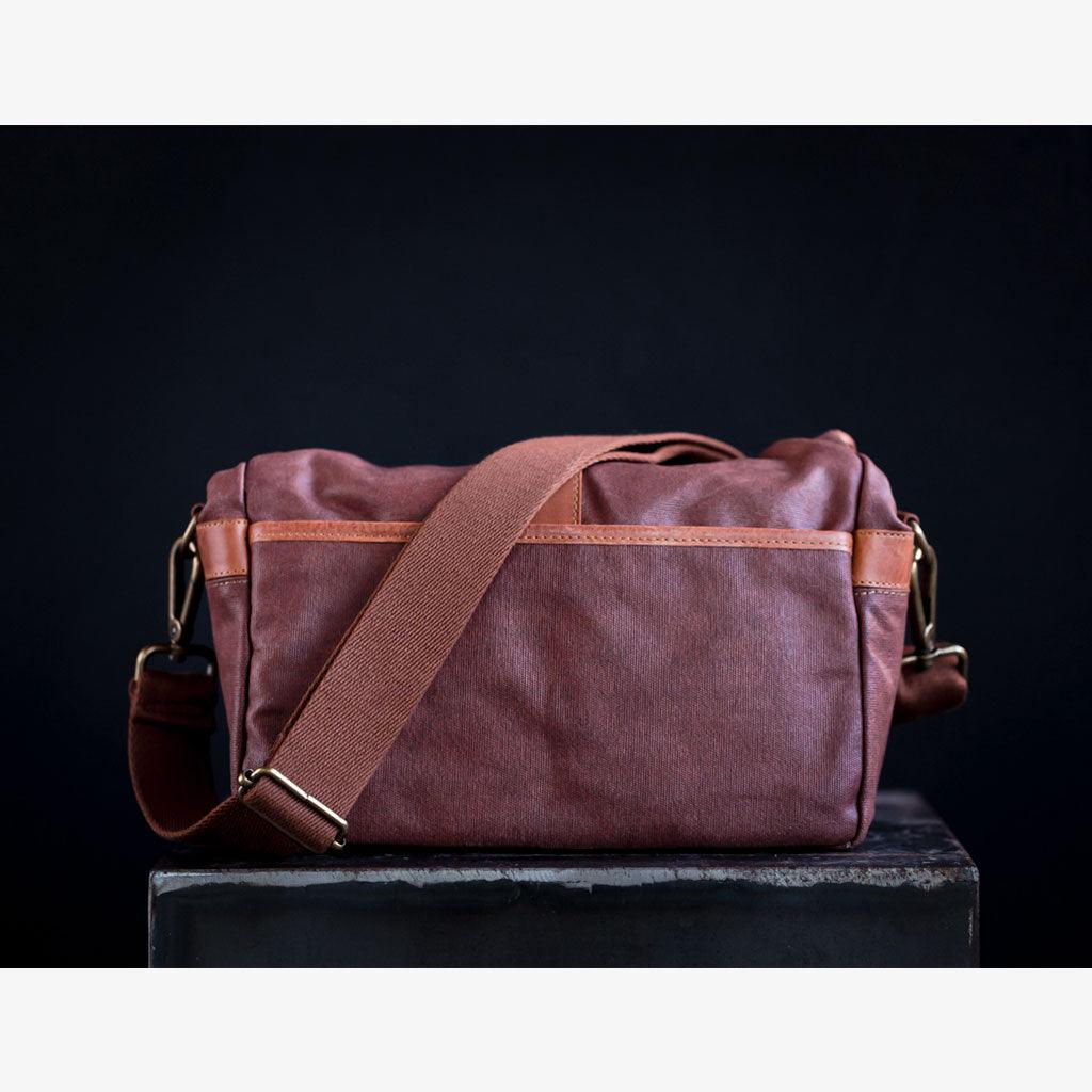 París Coffee Waxed Canvas Camera Bag - Handmade Bronkey Premium Goods ®