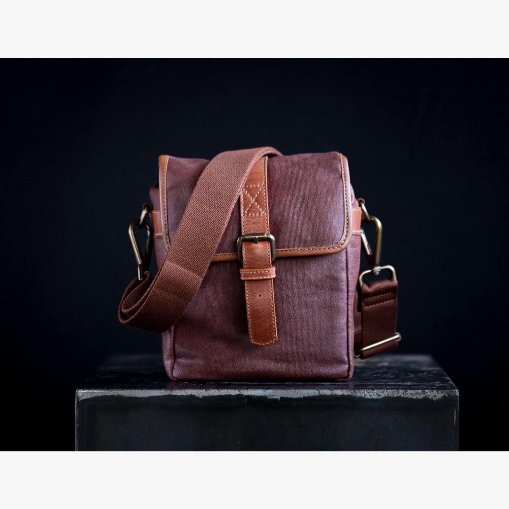 Limited Edition - Berlin Coffee Waxed Canvas Camera Bag - Handmade Bronkey Premium Goods ®