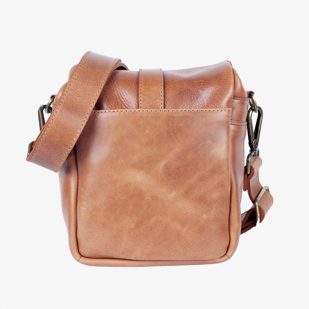 Berlin Tanned Leather Camera Bag - Handmade Bronkey Premium Goods ®