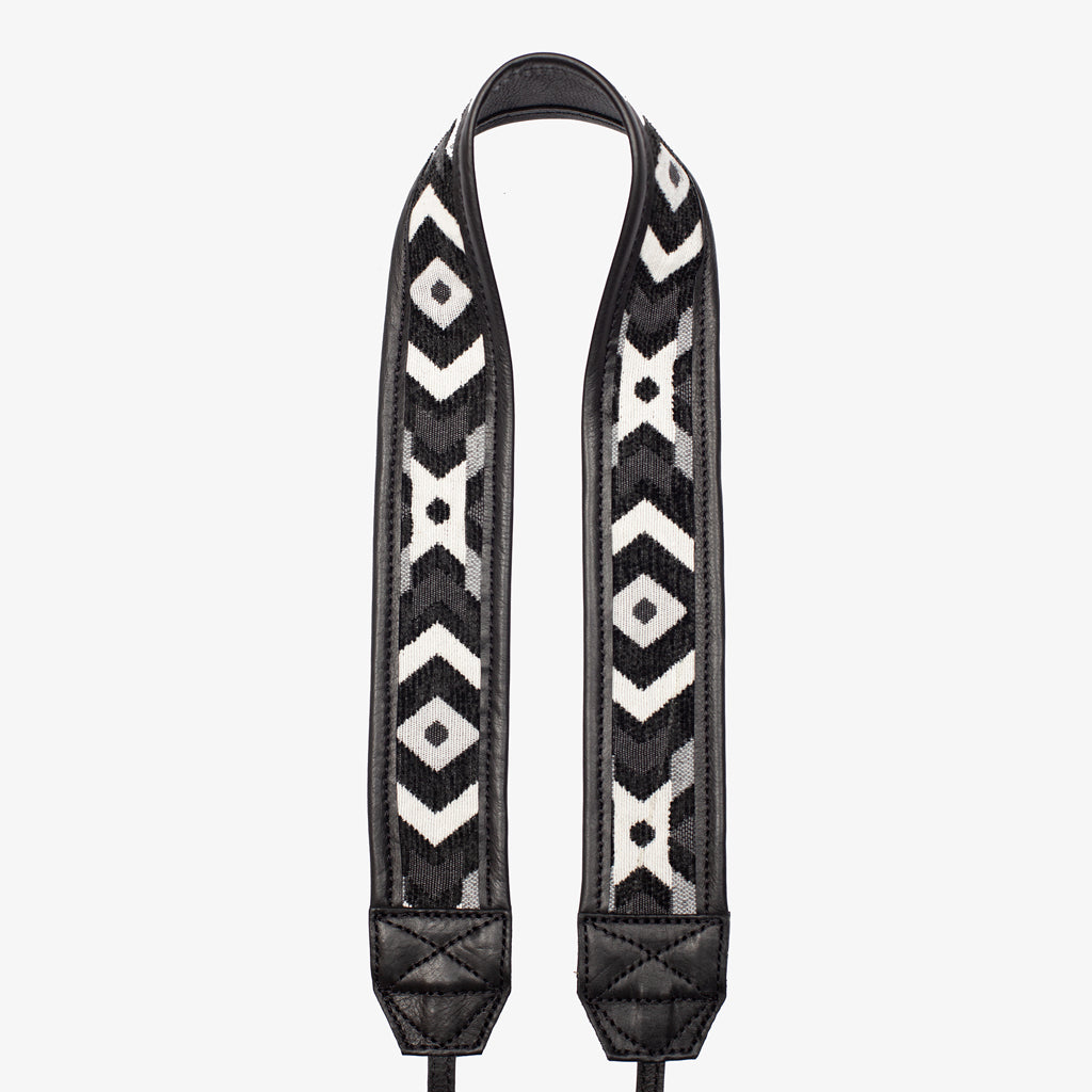Limited Edition - Jaipur #114 - Fabric &amp; Leather camera strap