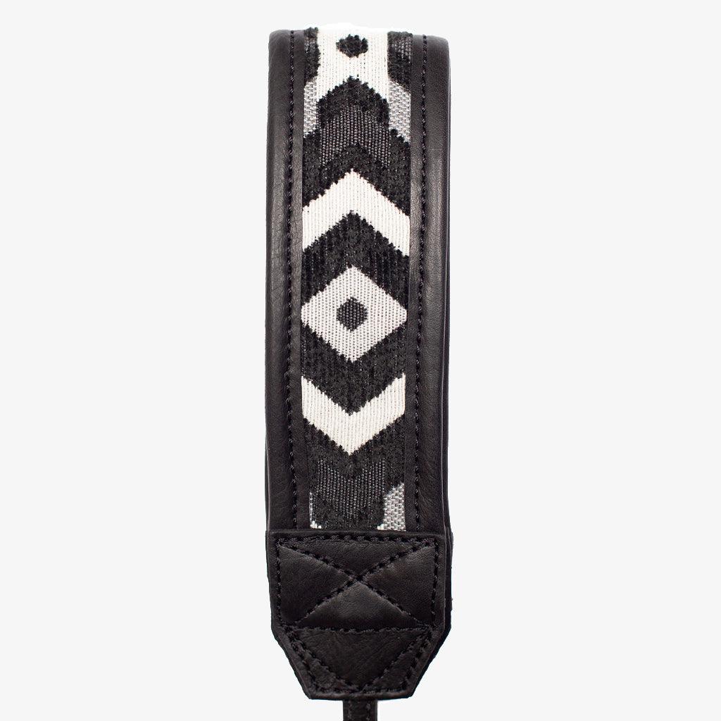 Limited Edition - Jaipur #114 - Fabric & Leather camera strap - Handmade Bronkey Premium Goods ®