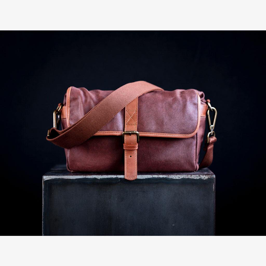 Limited Edition - París Coffee Waxed Canvas Camera Bag - Handmade Bronkey Premium Goods ®