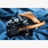 Tokyo #106 - Tanned & brown leather camera strap - Handmade Bronkey Premium Goods ®