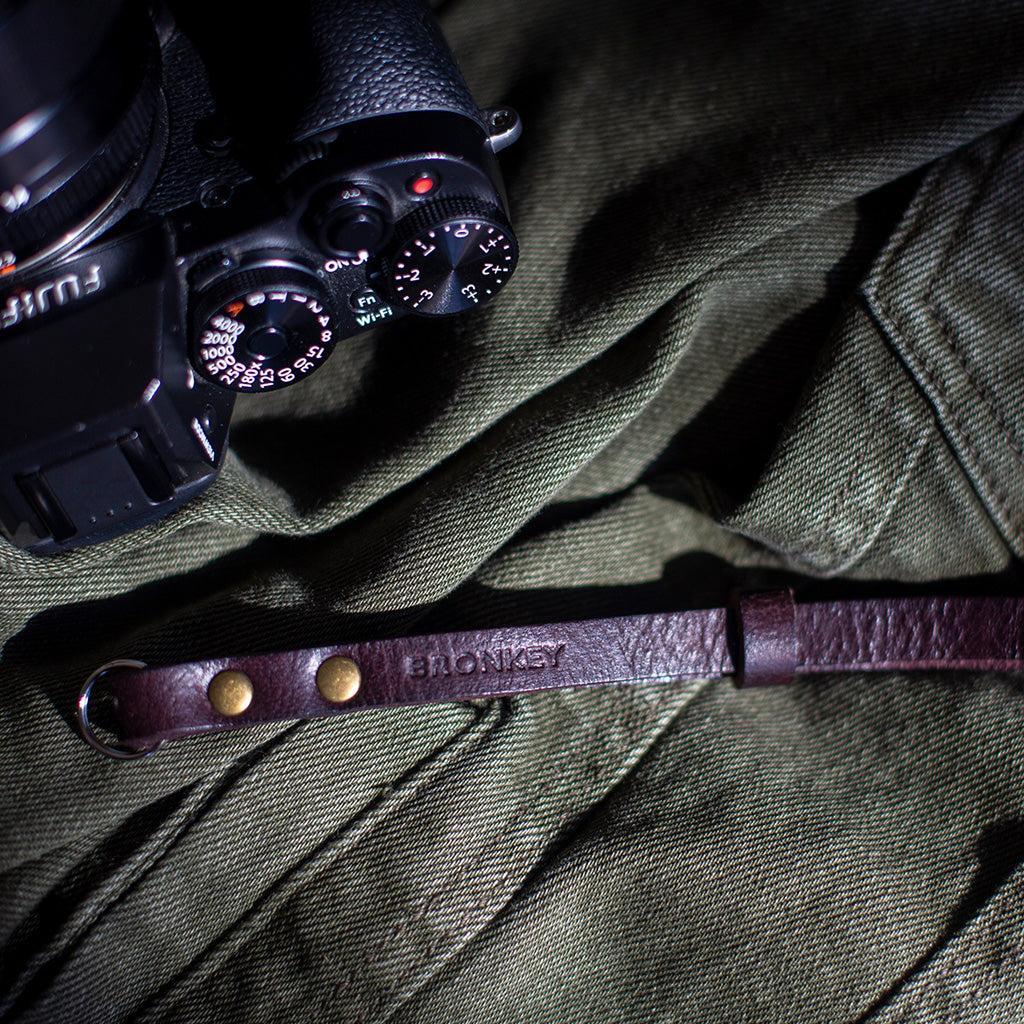 Berlin #202 - Brown Leather camera strap