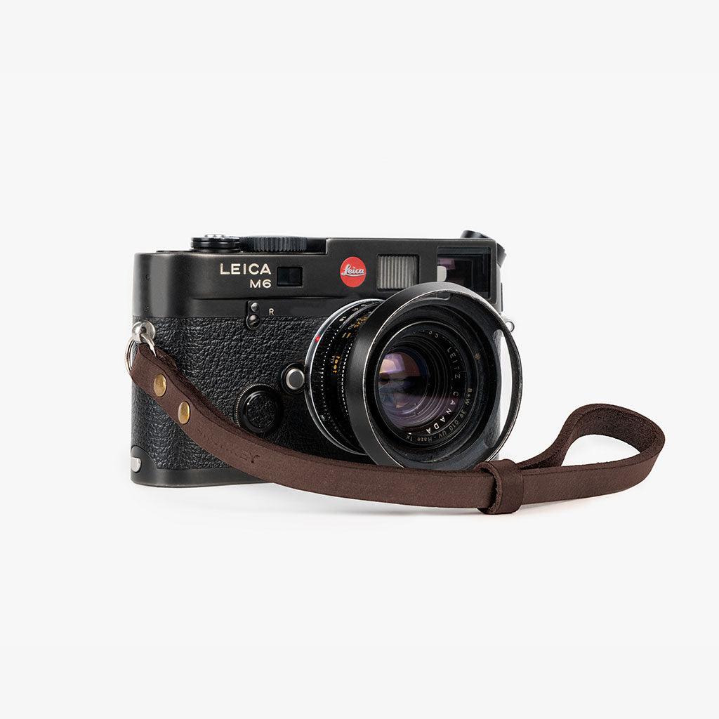 Berlin #202 - Brown Leather camera strap - Handmade Bronkey Premium Goods ®