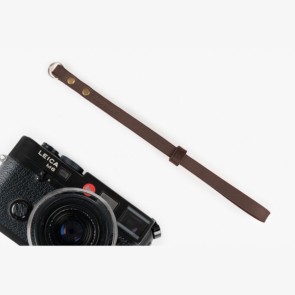 Berlin #202 - Brown Leather camera strap - Handmade Bronkey Premium Goods ®