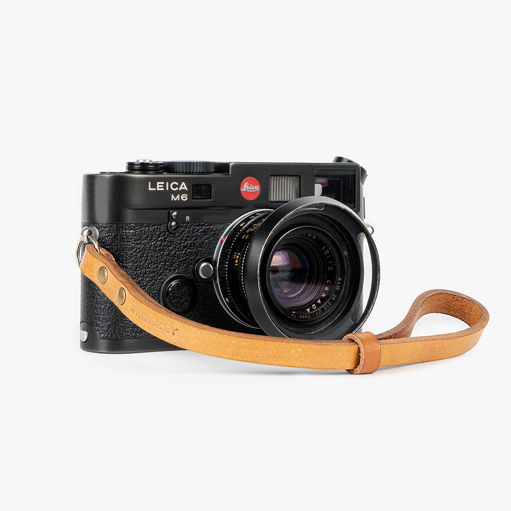 Berlin #203 - Tanned Leather camera strap