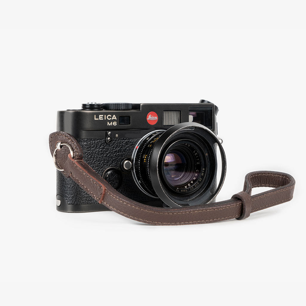 Roma #202 - Brown Leather camera strap