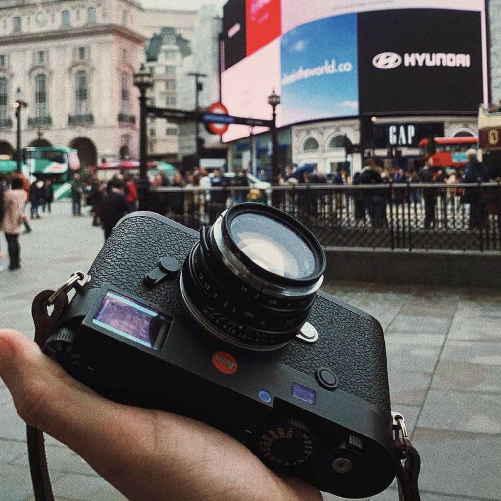 Berlin #102 - Brown Leather camera strap - Handmade Bronkey Premium Goods ®